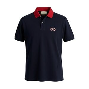 Gucci Navy Polo Shirt
